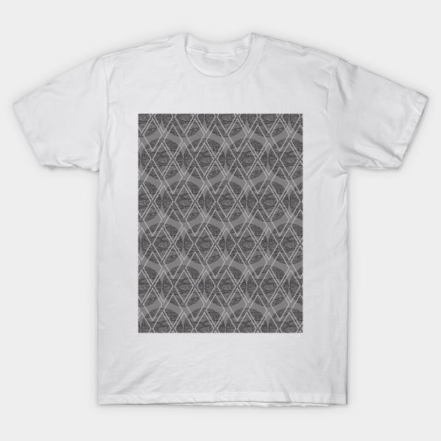 Circles and Diamonds Pattern T-Shirt by zarya_kiqo